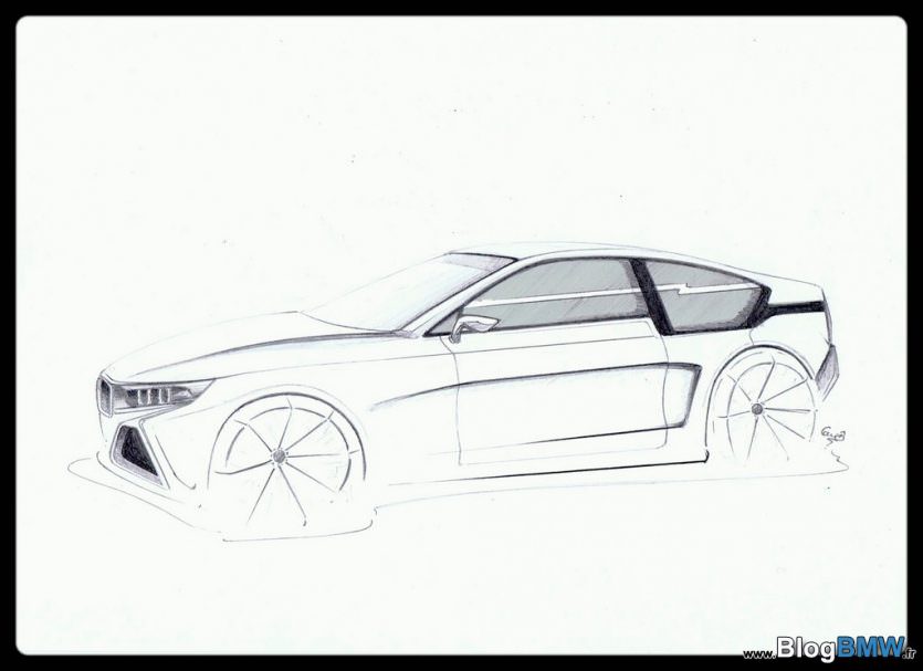 Illustration Guillaume Pons de la BMW i5