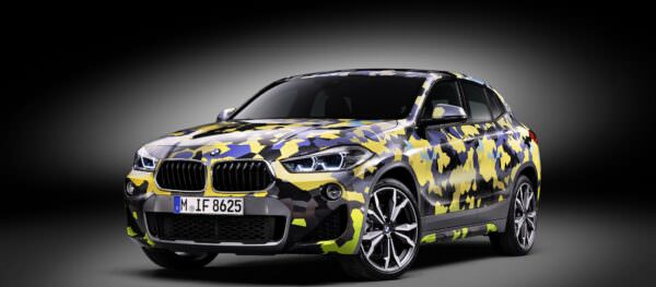 BMW X2 camouflé Digit Camo