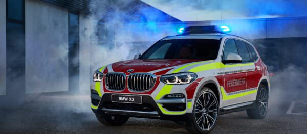 BMW X3 des pompiers