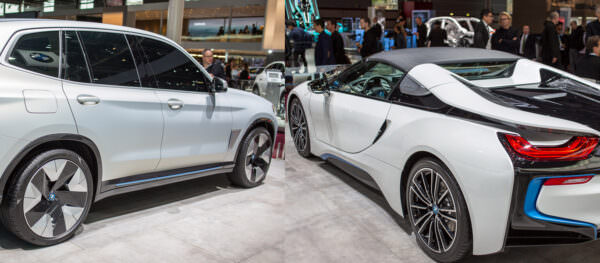 BMW i Mondial Paris ix3 i8 Roadster