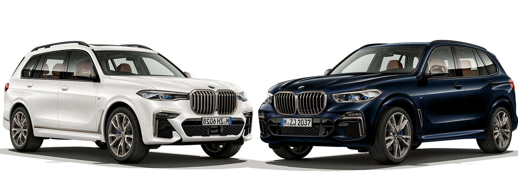 BMW X5 M50i et X7 M50i