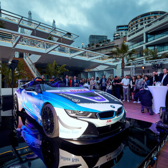 BMW i8 Roadster Safety Car Présentation Monaco Formula E
