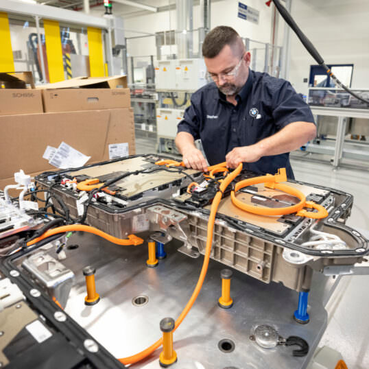 Spartanburg production de batteries BMW