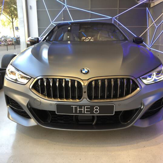 BMW Série 8 Gran Coupé Frozen Bluestone George V 2019