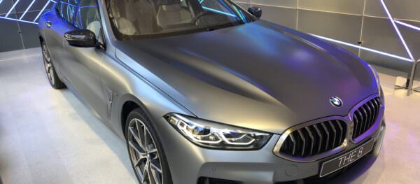 BMW Série 8 Gran Coupé Frozen Bluestone George V 2019