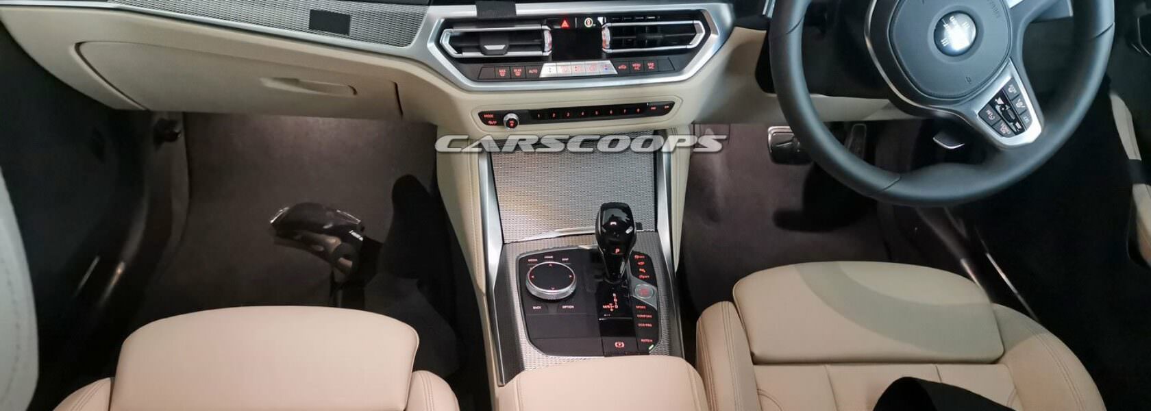 Spyshot BMW Série 4 G22 intérieur