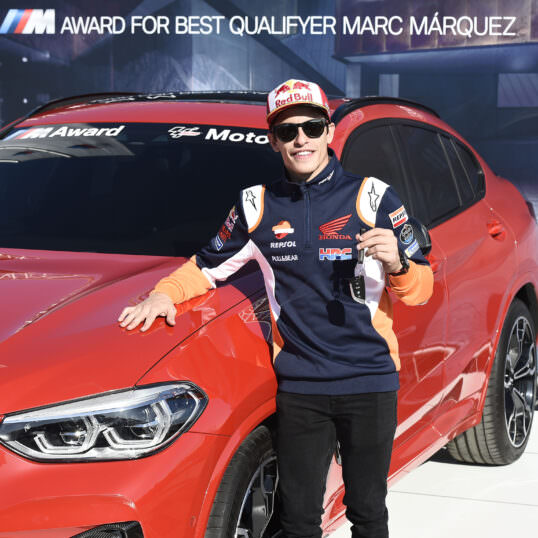 BMW M Award X4M Competition Marc Marquez