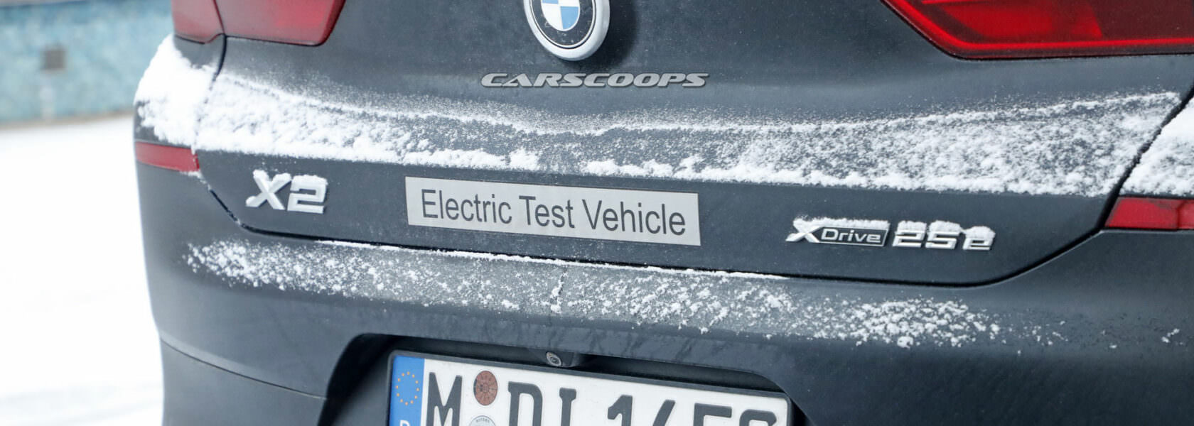 BMW X2 electrique spyshot