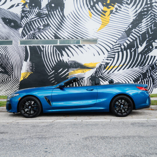 BMW M850i xDrive Cabriolet Street Art Basel Miami
