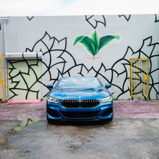 BMW M850i xDrive Cabriolet Street Art Basel Miami