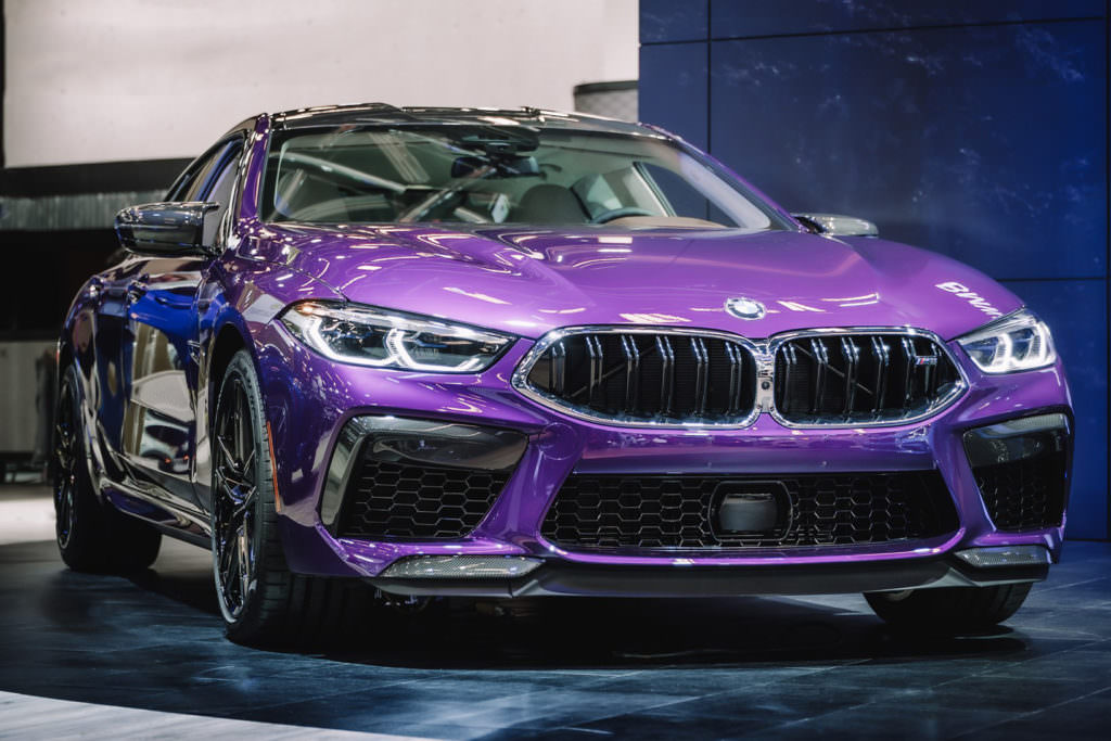 BMW M8 Gran Coupé Twilight Purple