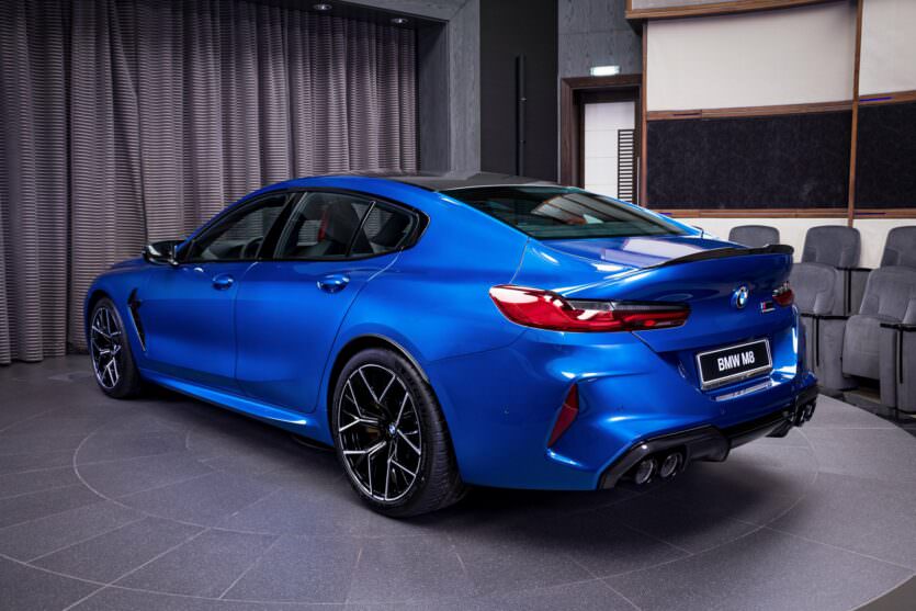 BMW M8 Competition Coupé Sonic Speed Blue