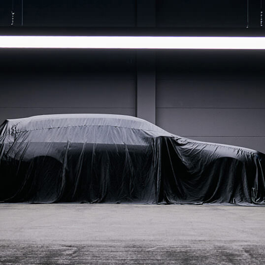 La silhouette de la future M5 Touring